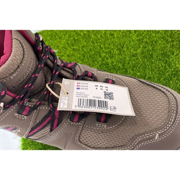 NEW Womens Mountain Warehouse McLeod II Hiking Boots Light Brown Size 10 - Picture 9 of 10